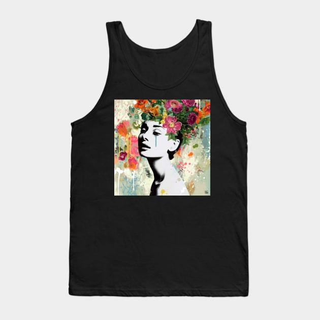 Audrey Hepburn pop art Tank Top by christian@heltsort.com